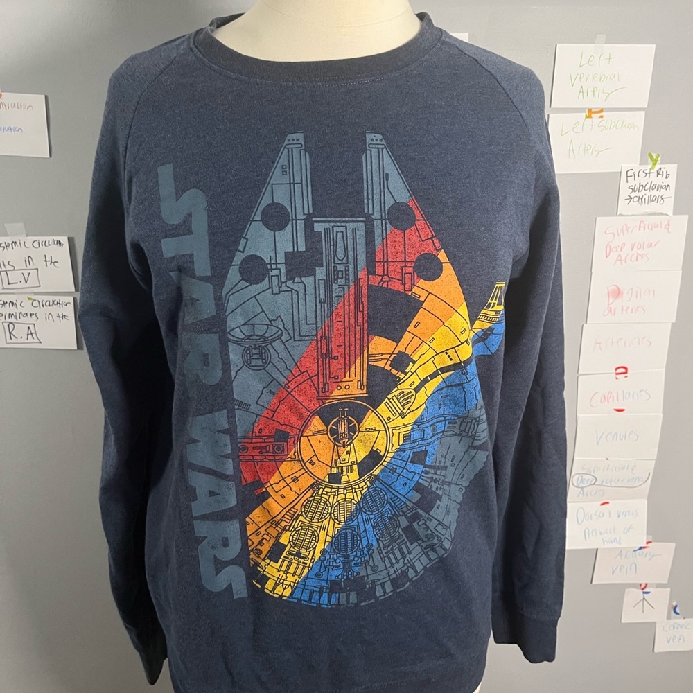 Star Wars Millennium Falcon‎ Sweat Shirt Men's Medium